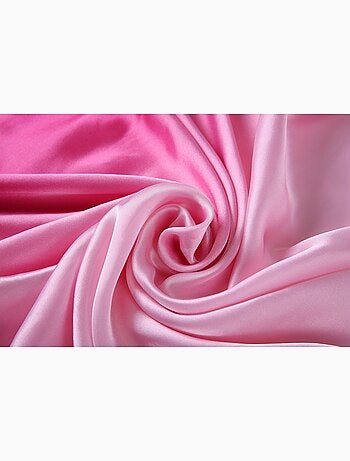Stola di seta duo rosa chiaro rosa scuro