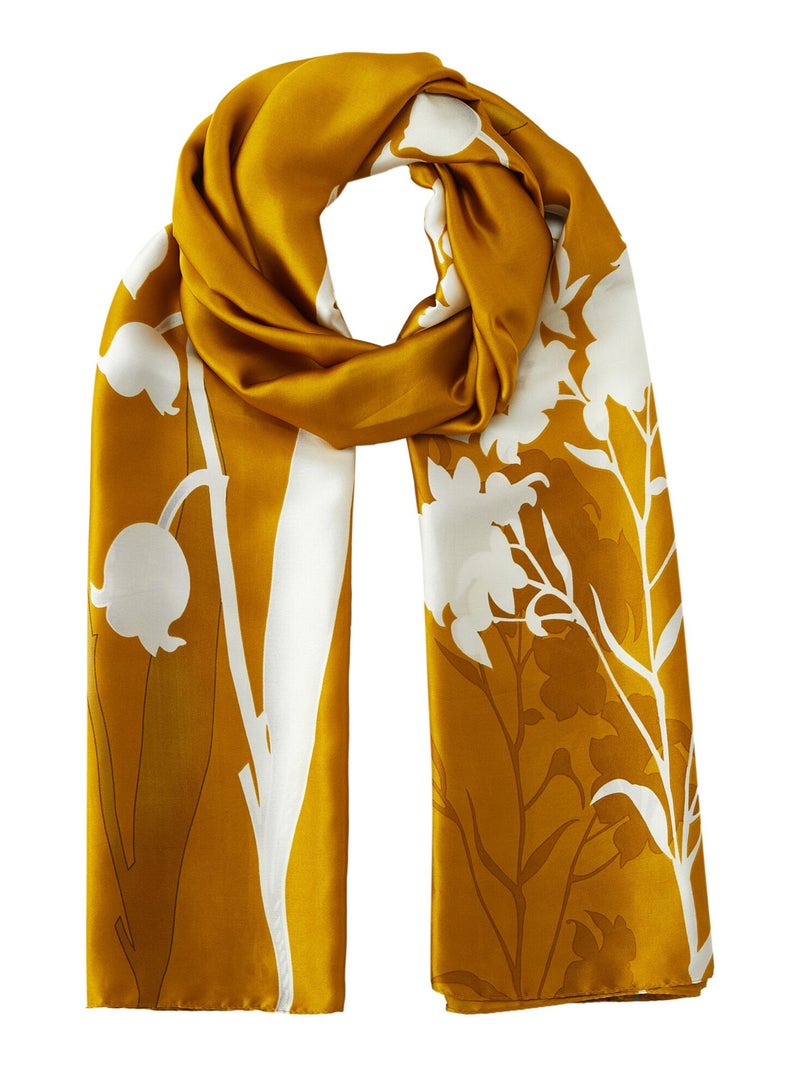 Stola di seta Fiore d'Oro Oro - Kiabi