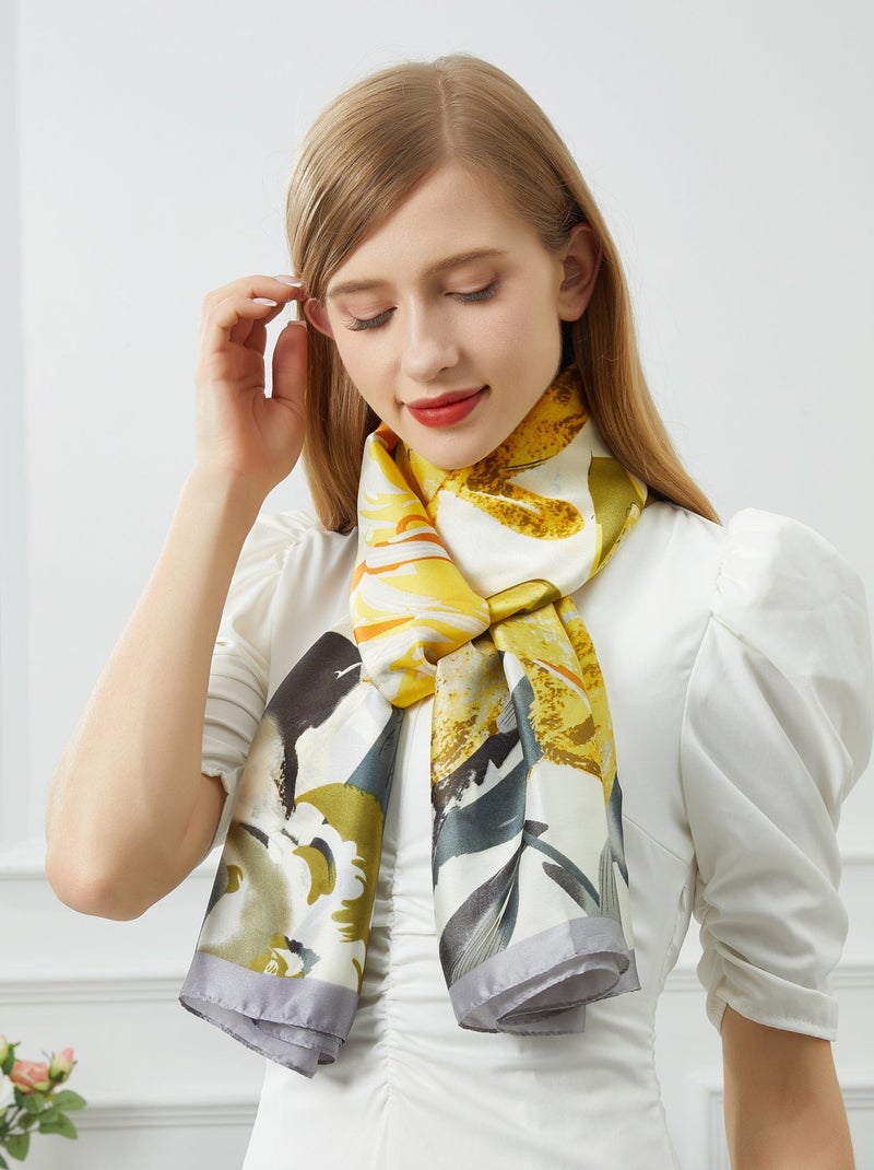 Stola di seta Girasole Giallo - Kiabi