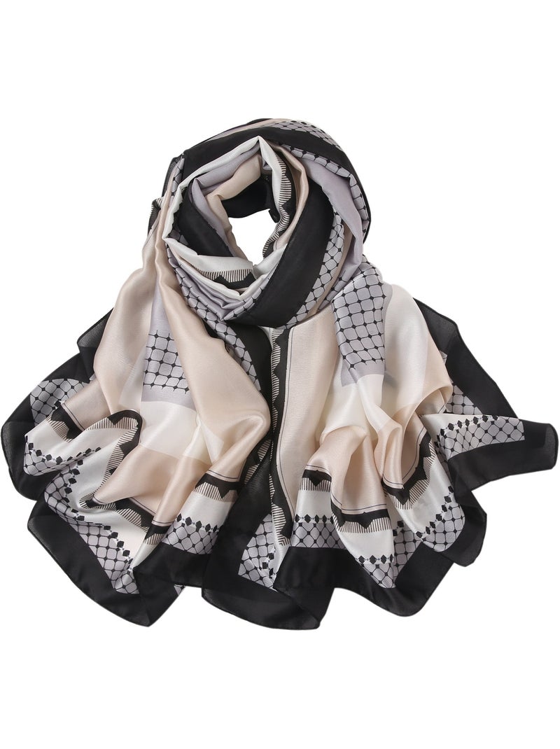 Stola di seta Maxpoint Florina Crema - Kiabi