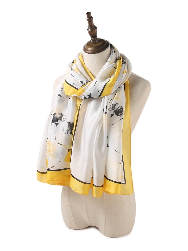 Stola di seta Petalfly Florina Giallo - Kiabi