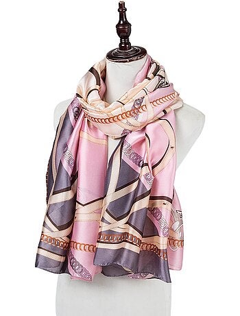 Stola di seta Rosa chiaro Florina