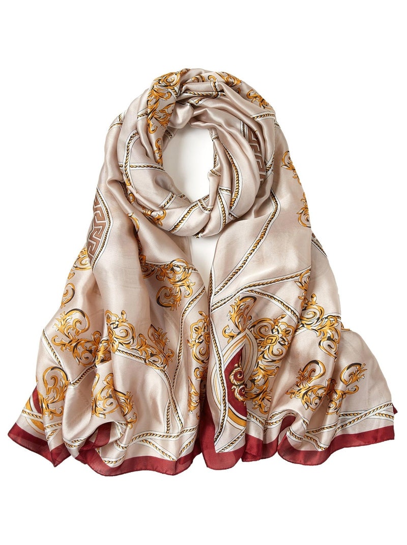 Stola di seta Versusdisign Beige - Kiabi