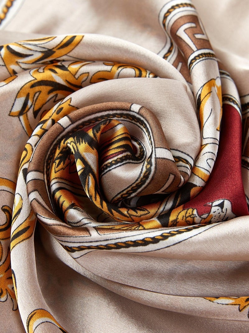 Stola di seta Versusdisign Beige - Kiabi
