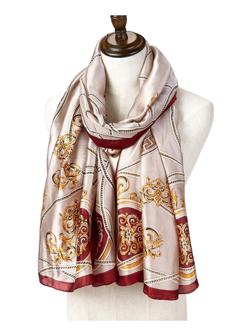 Stola di seta Versusdisign Beige - Kiabi