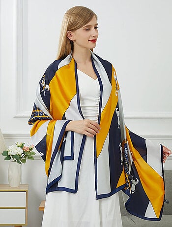 Stola di seta Vivace Patchwork
