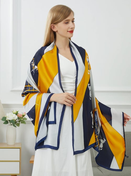 Stola di seta Vivace Patchwork - Kiabi