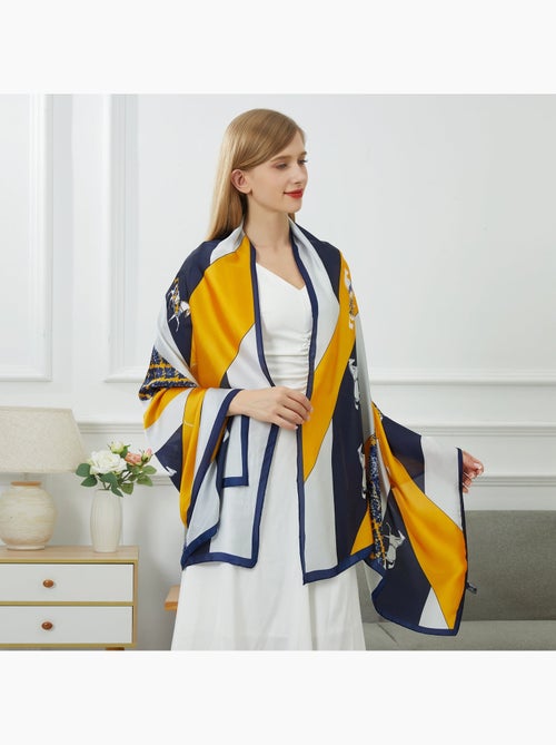 Stola di seta Vivace Patchwork - Kiabi