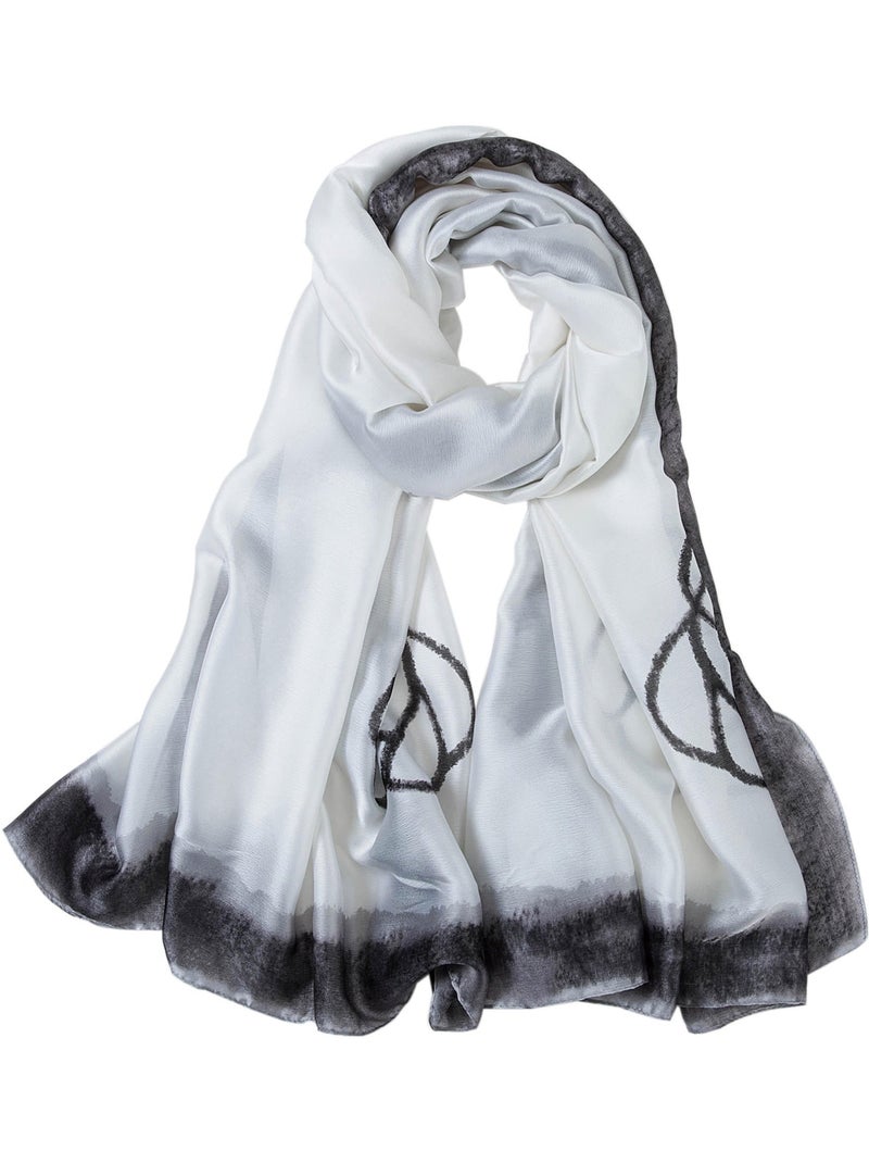 Stola di seta White Florina Bianco - Kiabi