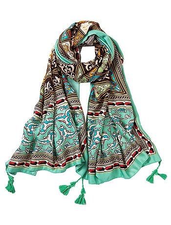 Stola in cotone Green Athéna