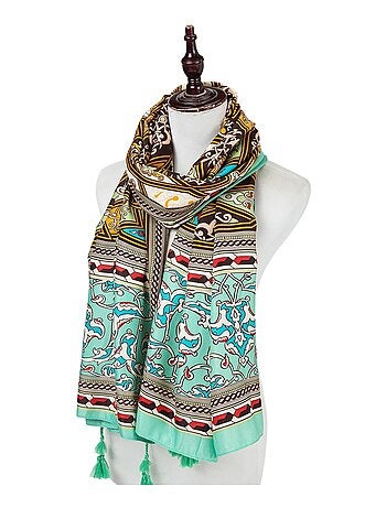 Stola in cotone Green Athéna
