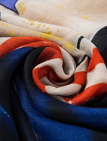 Stola in cotone Red Blue US Athéna