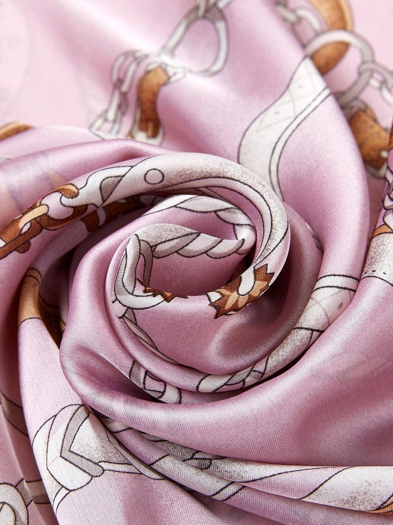 Stola in seta Artbelt Rosa - Kiabi