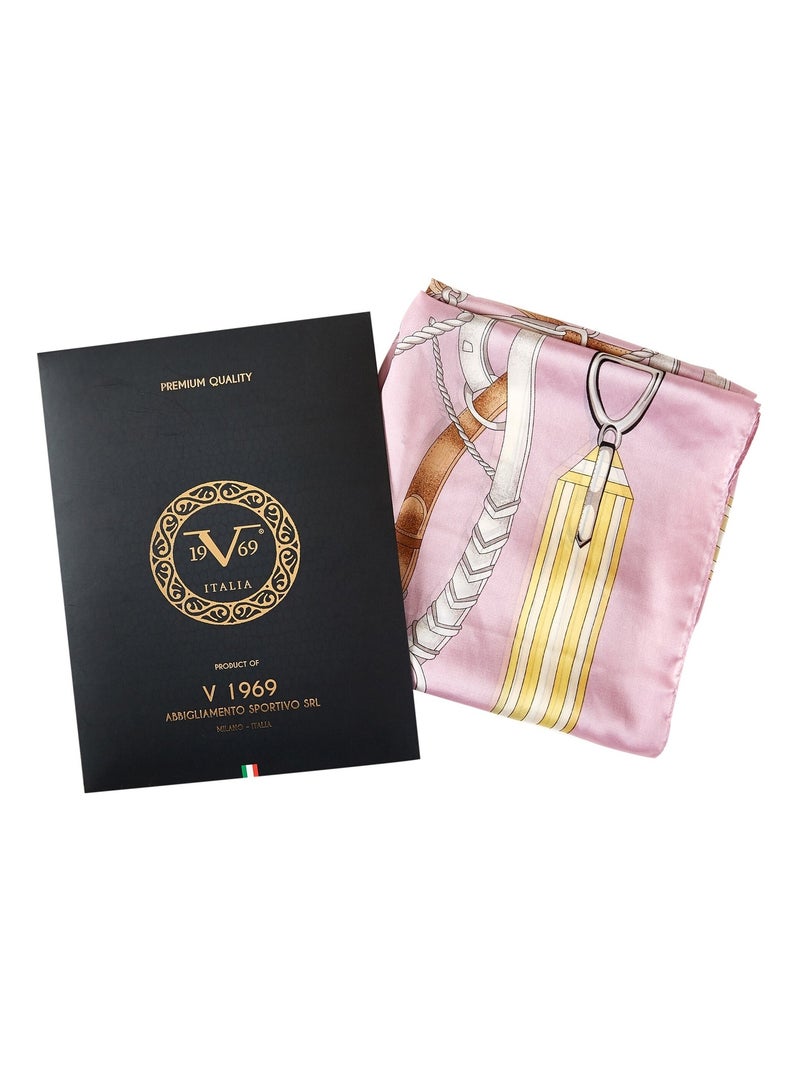 Stola in seta Artbelt Rosa - Kiabi