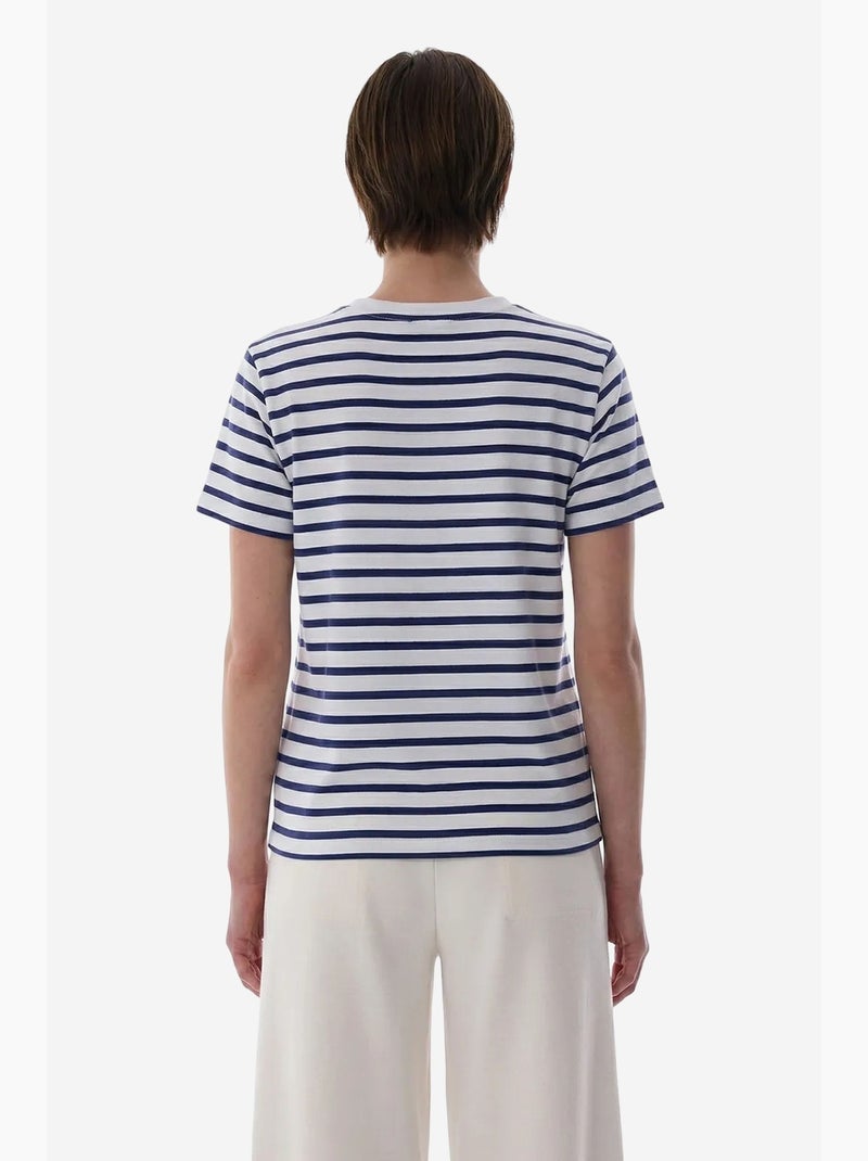 Stripe premium t-shirt a righe a maniche corte penti Multicolore - Kiabi
