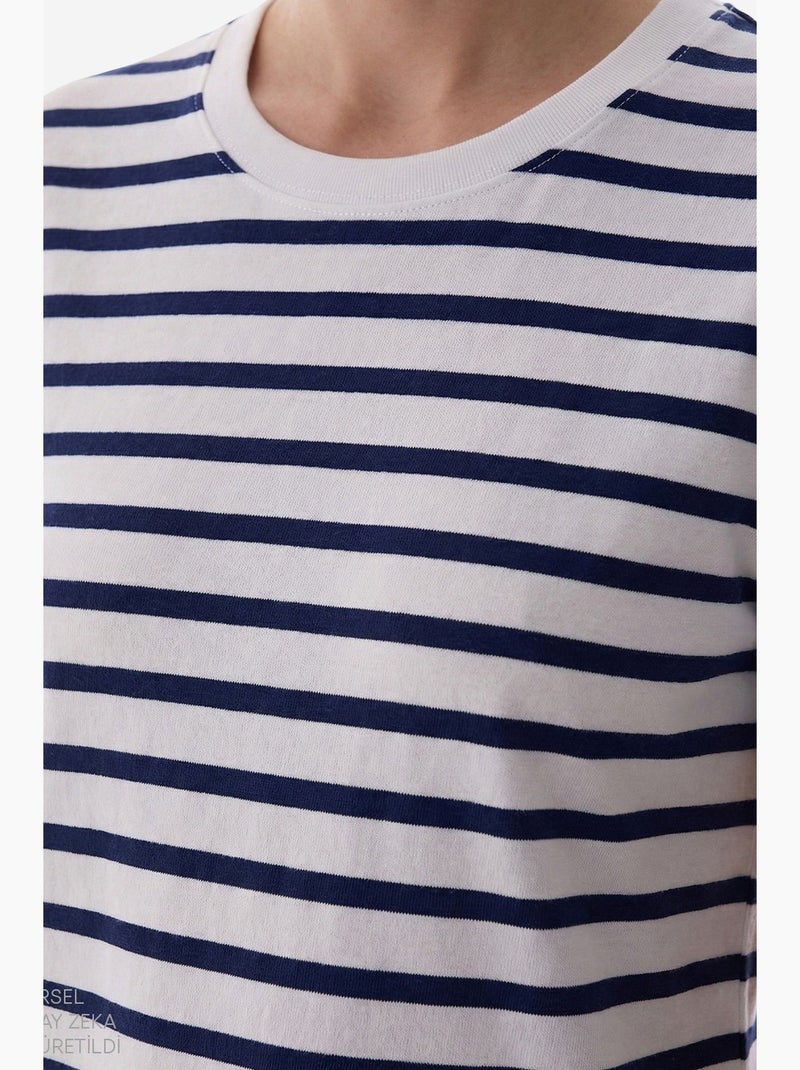 Stripe premium t-shirt a righe a maniche corte penti Multicolore - Kiabi
