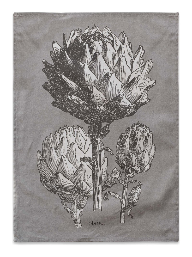 Strofinaccio (2 pezzi) Artichoke "Happyfriday" Bianco - Kiabi