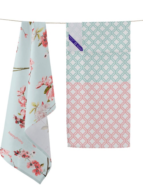 Strofinaccio (2 pezzi) Chinoiserie "Happyfriday" - Kiabi