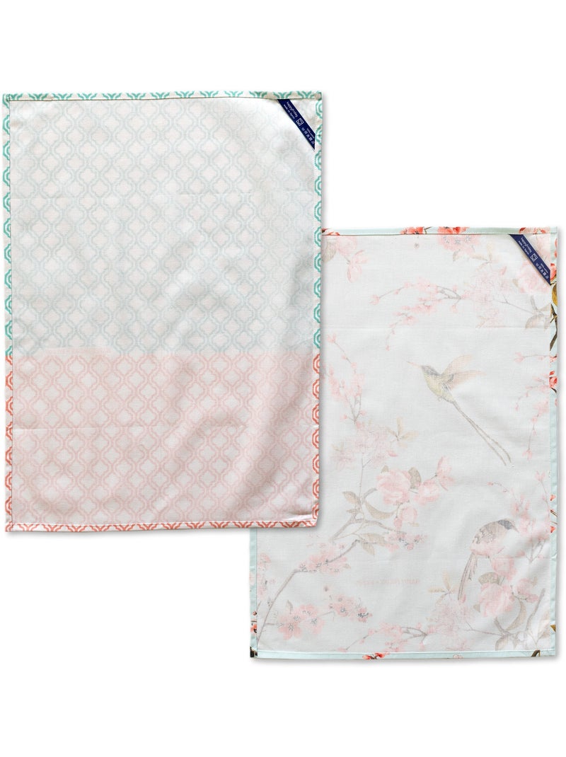 Strofinaccio (2 pezzi) Chinoiserie "Happyfriday" Multicolore - Kiabi
