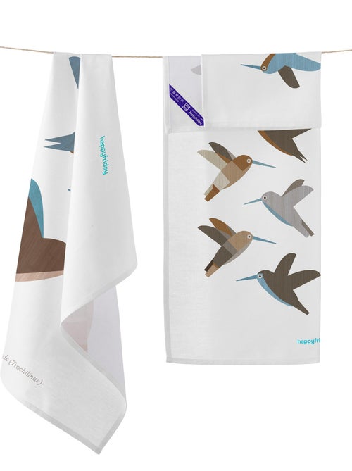 Strofinaccio (2 pezzi) Colibri delphinae "Happyfriday" - Kiabi