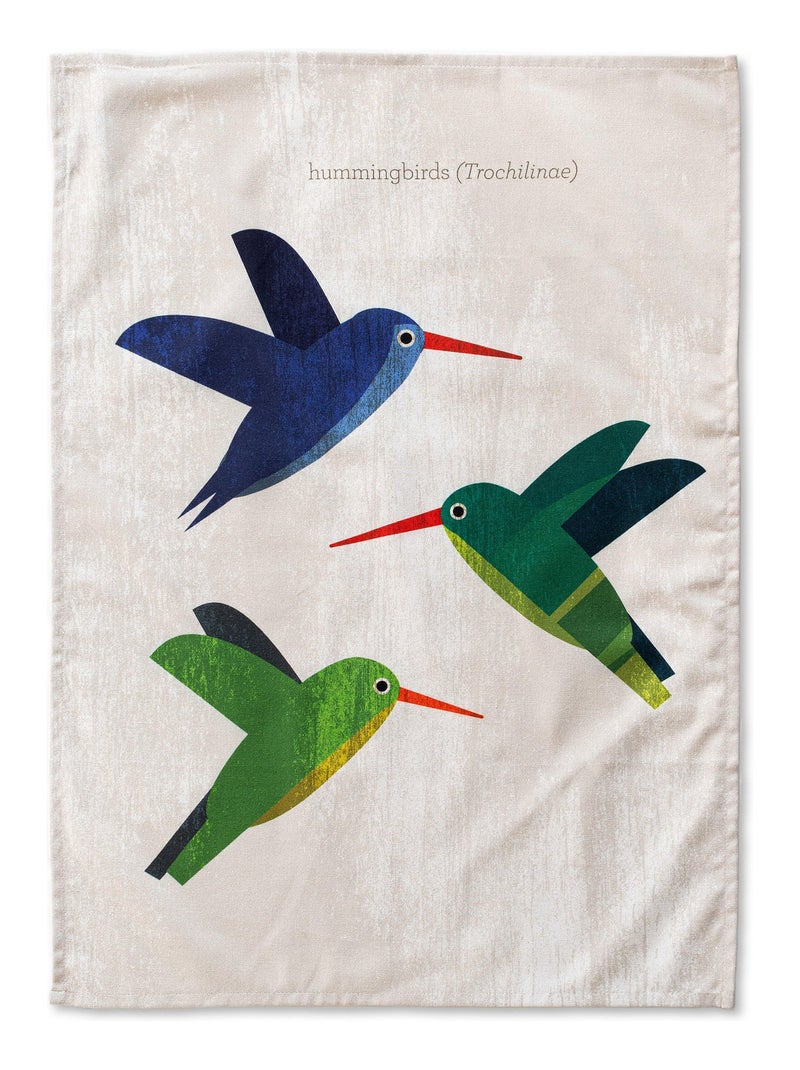 Strofinaccio (2 pezzi) Colibri "Happyfriday" Bianco - Kiabi