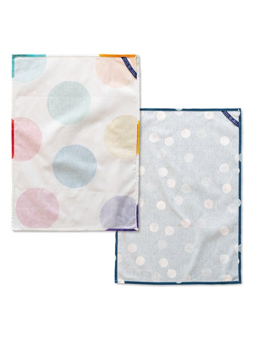 Strofinaccio (2 pezzi) Confetti "Happyfriday" - Kiabi