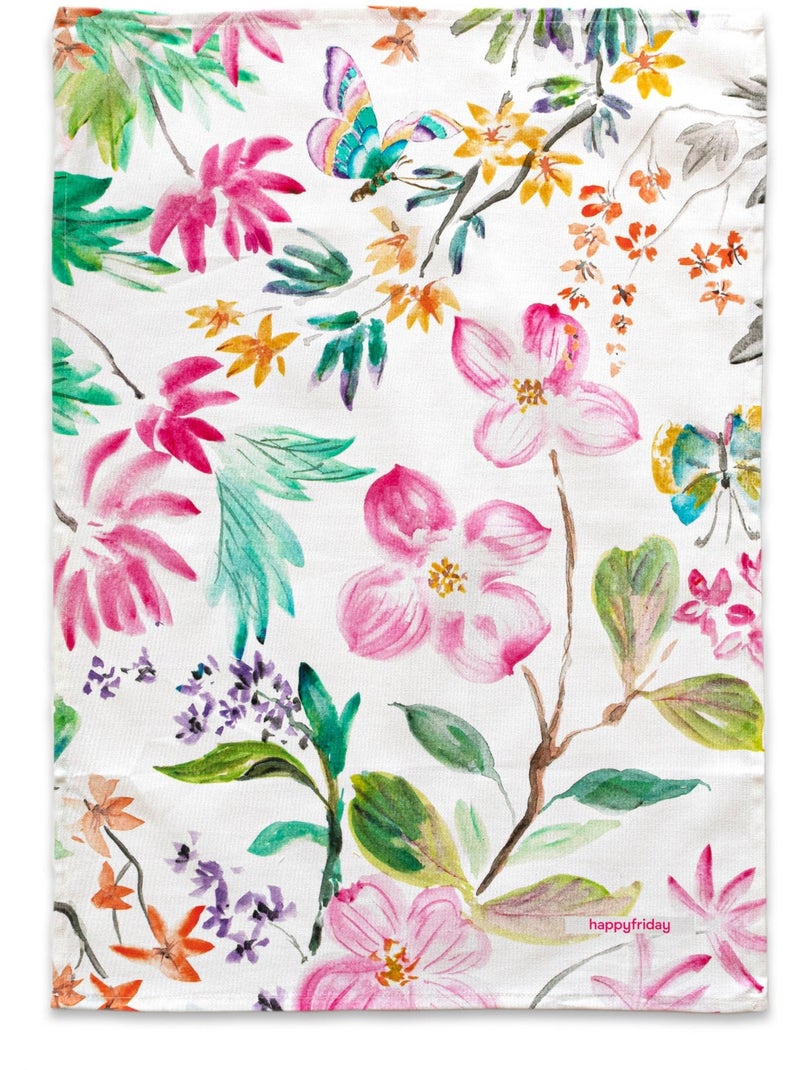Strofinaccio (2 pezzi) Enchant "Happyfriday" Bianco - Kiabi