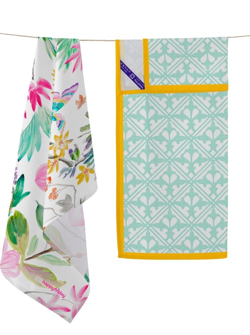 Strofinaccio (2 pezzi) Enchant "Happyfriday" - Kiabi