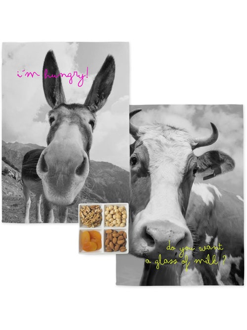 Strofinaccio (2 pezzi) Farm "Happyfriday" - Kiabi Strofinaccio (2 pezzi) Farm "Happyfriday" - Kiabi