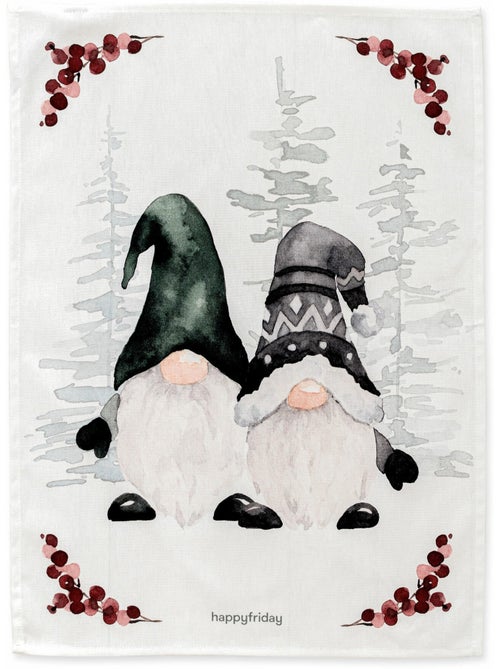 Strofinaccio (2 pezzi) Gnomes "Happyfriday" - Kiabi Strofinaccio (2 pezzi) Gnomes "Happyfriday" - Kiabi