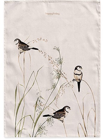 Strofinaccio (2 pezzi) Happy birds "Happyfriday