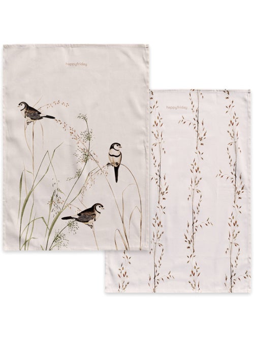 Strofinaccio (2 pezzi) Happy birds "Happyfriday" - Kiabi Strofinaccio (2 pezzi) Happy birds "Happyfriday" - Kiabi
