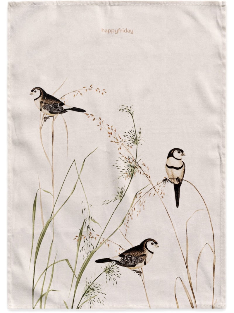 Strofinaccio (2 pezzi) Happy birds "Happyfriday" Multicolore - Kiabi