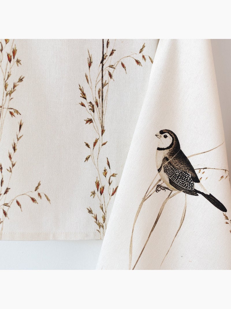 Strofinaccio (2 pezzi) Happy birds "Happyfriday" Multicolore - Kiabi