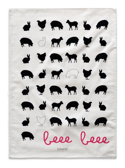 Strofinaccio (2 pezzi) Kikiriki "Happyfriday" - Kiabi