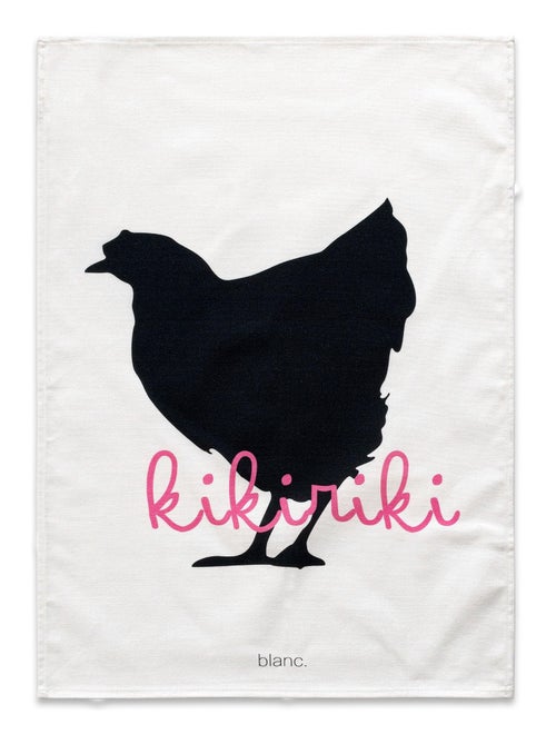 Strofinaccio (2 pezzi) Kikiriki "Happyfriday" - Kiabi