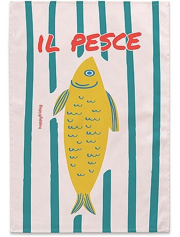 Strofinaccio (2 pezzi) Lemon fish "Happyfriday
