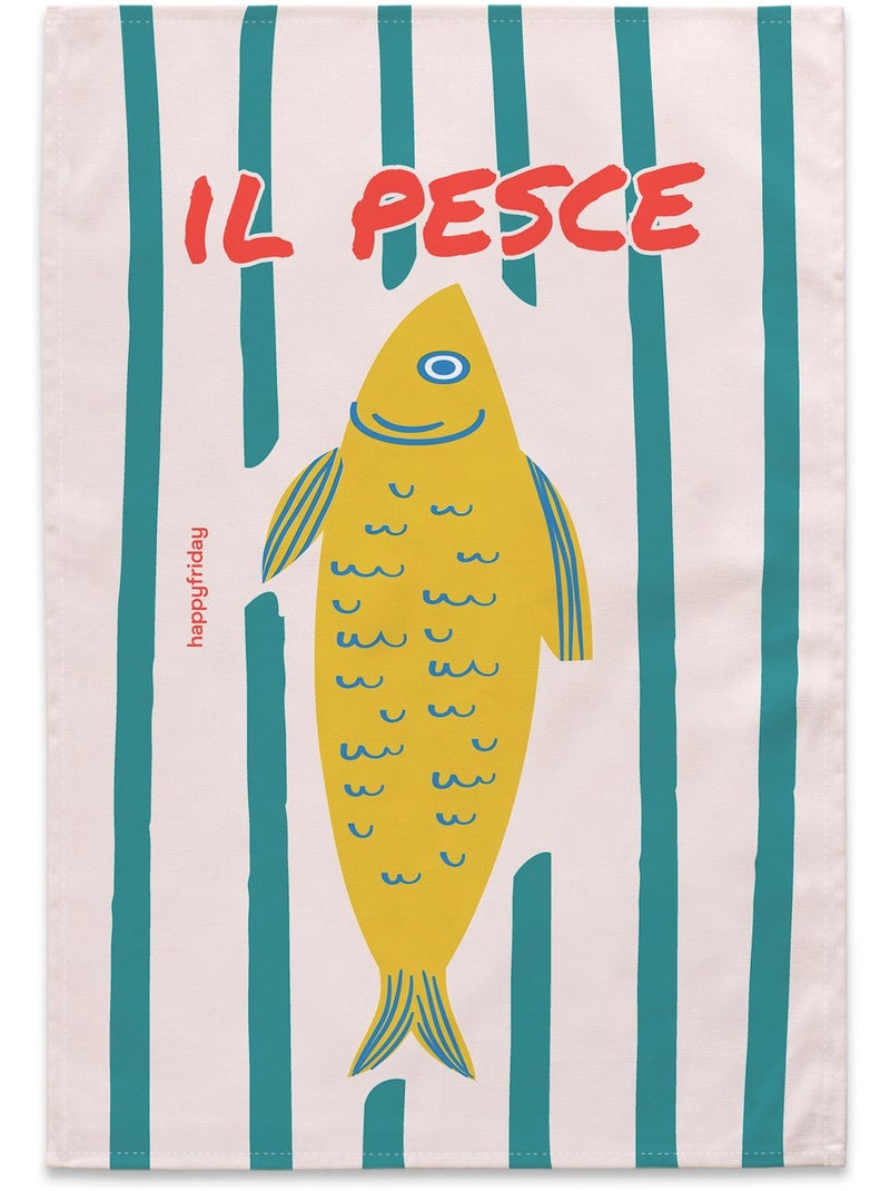 Strofinaccio (2 pezzi) Lemon fish "Happyfriday" Multicolore - Kiabi