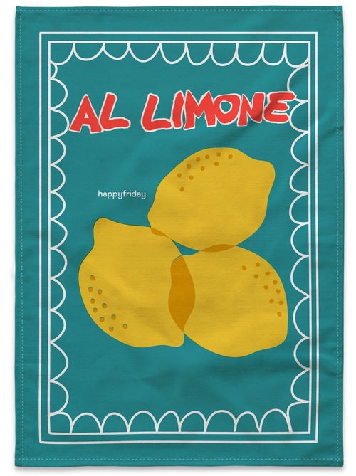 Strofinaccio (2 pezzi) Lemon fish "Happyfriday" - Kiabi
