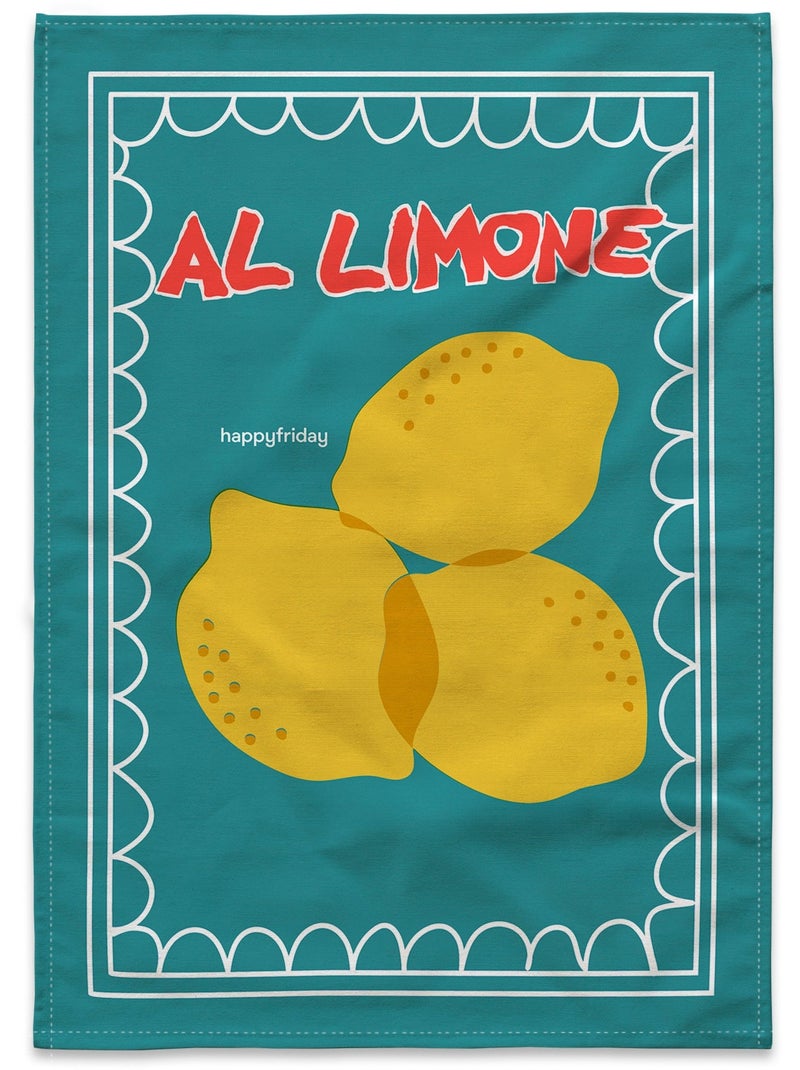 Strofinaccio (2 pezzi) Lemon fish "Happyfriday" Multicolore - Kiabi