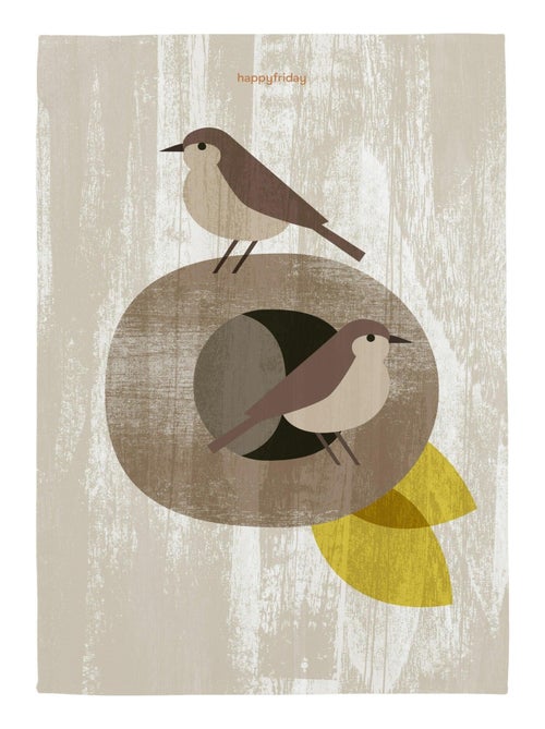 Strofinaccio (2 pezzi) Nest "Happyfriday" - Kiabi