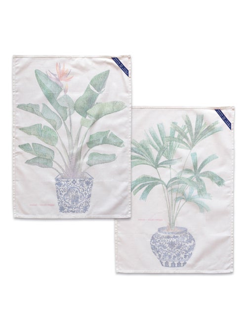 Strofinaccio (2 pezzi) Porcelain "Happyfriday" - Kiabi