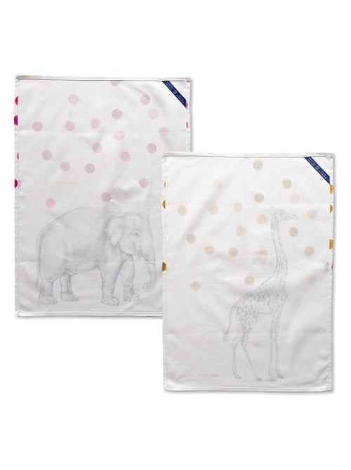 Strofinaccio (2 pezzi) Savanna "Happyfriday" - Kiabi