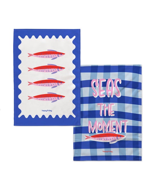 Strofinaccio (2 pezzi) Seas the moment "Happyfriday" - Kiabi