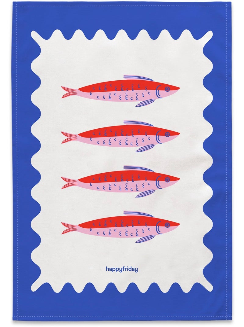 Strofinaccio (2 pezzi) Seas the moment "Happyfriday" Multicolore - Kiabi