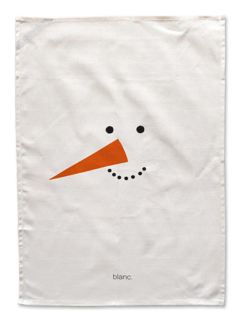 Strofinaccio (2 pezzi) Snow mates "Happyfriday" Bianco - Kiabi