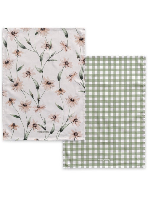 Strofinaccio (2 pezzi) Tinny bloom "Happyfriday" - Kiabi