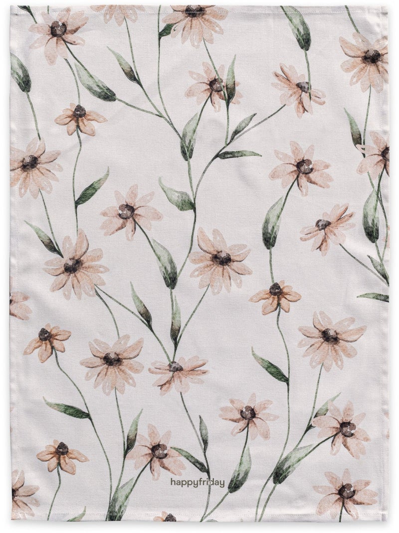 Strofinaccio (2 pezzi) Tinny bloom "Happyfriday" Bianco - Kiabi