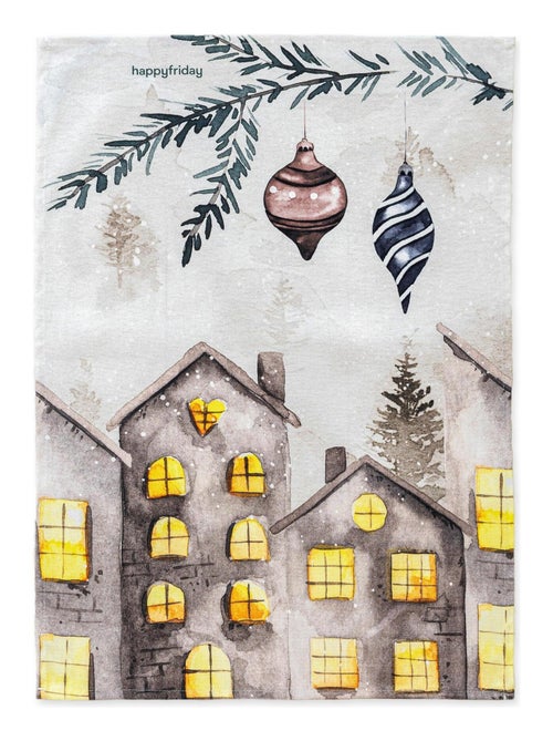 Strofinaccio (2 pezzi) Welcoming "Happyfriday" - Kiabi