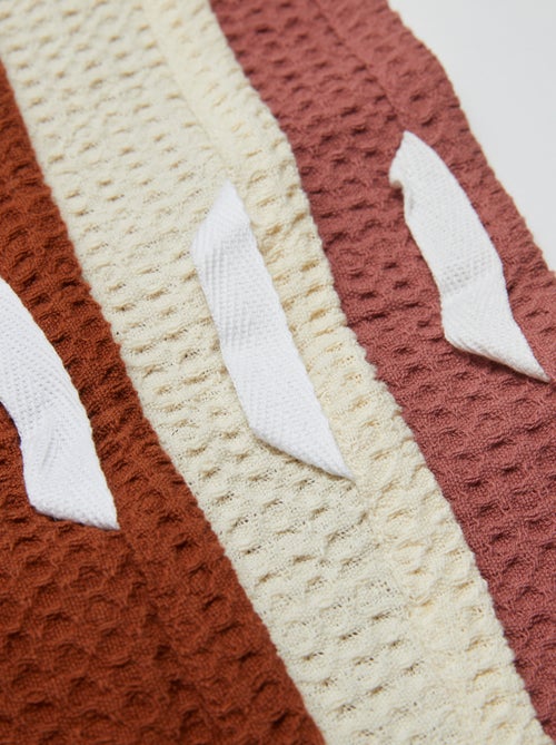 Strofinaccio rettangolare a nido d'ape - Kiabi